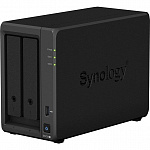 Synology DS720+ Сетевое хранилище Intel Celeron J4125 2.0 GHz, 2048 Mb DDR4 non-ECC Max 6144 Mb 2 GB + 4 GB, No HDD 2, RJ-45 1GbE LAN 2, USB 3.0