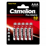 Camelion Plus Alkaline BL10 LR03 LR03-BP10, батарейка,1.5В10шт. в уп-ке