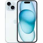 Apple iPhone 15 A3090 256Gb lt.blue 3G 4G 1Sim 6.1" iOS 17 802.11 a/b/g/n/ac/ax NFC GPS MTP93HN/A ИНДИЯ