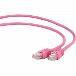 Патч-корд UTP Cablexpert PP12-3M/RO кат.5e, 3м, литой, многожильный розовый