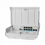 MikroTik CSS610-1Gi-7R-2S+OUT Уличный коммутатор netPower Lite 7R, 8Gbit ethernet, 2 SFP+