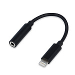 Cablexpert Переходник USB, Lightning/Jack3.5F, черный CCA-LM3.5F-01