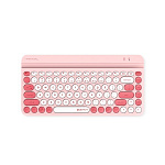 Клавиатура A4Tech Fstyler FBK30 розовый USB беспроводная BT/Radio slim Multimedia FBK30 RASPBERRY