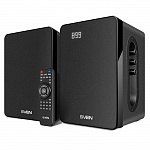 SVEN SPS-710, чёрный, акустическая система 2.0, мощность 2х20Вт RMS, FM-тюнер, USB/SD, дисплей, пульт ДУ, Bluetooth