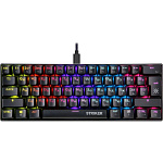 Механическая клавиатура Striker GK-380L RU,Rainbow,61 клавиша DEFENDER