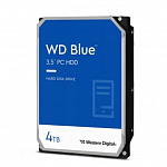 Жесткий диск/ HDD WD SATA3 4TB Blue 5400 RPM 256Mb 1 year warranty