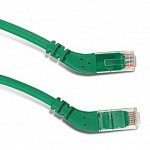 Hyperline PC-APM-UTP-RJ45/­R45-RJ45/­R45-C6-5M-LSZH-GN Патч-корд U/­UTP угловой, правый 45°-правый 45°, Cat.6, LSZH, 5 м, зеленый