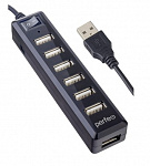 Perfeo USB-HUB 7 Port, PF-H034 Black чёрный PF_C3225