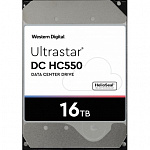 16Tb WD Ultrastar DC HC550 SATA 6Gb/s, 7200 rpm, 512mb buffer, 3.5" 0F38462/WUH721816ALE6L4