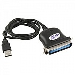 ORIENT Кабель-адаптер ULB-201N, USB Am to LPT C36M для подключения принтера, 0.8м