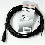 Telecom TAV7179-2M Удлинитель звуковой 3.5mm Jack M - 3.5mm Jack F 2.0м
