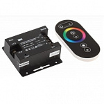 Iek LSC1-RGB-216-RF-20-12-B Контроллер с ПДУ радио черный RGB 3 канала 12В, 6А, 216Вт IEK