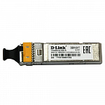 D-Link 331T/20KM/A1A WDM SFP-трансивер с 1 портом 1000BASE-BX-D Tx:1550 нм, Rx:1310 нм для одномодового оптического кабеля