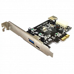 Controller ST-Lab, PCI-E x1, U-1330, 1+1 ext USB3.1A/USB3.1C + 1int USB3.1 ,+LP bracket Ret