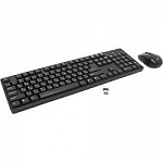 Defender Клавиатура + мышь C-915 RU Black USB 45915 Беспроводной набор, полноразмерный