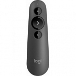 910-005843 Презентер Logitech R500s Graphite черный, Bluetooth + 2.4 GHz, USB-ресивер , 3 программируемых кнопки, лазерная указка 090828