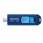 Флеш Диск A-DATA 32GB ACHO-UC300-32G-RNB/BU UC300, USB 3.2/TypeC, синий/голубой