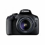 Canon EOS 2000D черный 24.1Mpix 18-55mm f/3.5-5.6 III 3" 1080p Full HD SDXC Li-ion с объективом