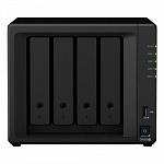 Synology DS920+ Сетевое хранилище C2GhzCPU/4Gbupto8/RAID0,1,10,5,6/up to 4hot plug HDDs SATA3,5' or 2,5'up to 9 with DX517/2xUSB3.0/2GigEth/iSCSI/2xIPcamup to 40/1xPS/3YW