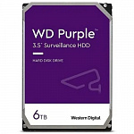 Western Digital HDD SATA 6Tb Purple WD64PURZ, IntelliPower, 256MB buffer DV-Digital Video, 1 year