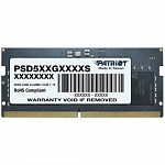 SO-DIMM DDR 5 DIMM 8Gb 5600Mhz, PATRIOT Signature Line PSD58G560041S retail