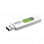 Флеш Диск A-DATA 64GB AUV320-64G-RWHGN UV320, USB 3.2, белый/зеленый
