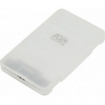 AgeStar 3UBCP3 WHITE USB 3.0 Внешний корпус 2.5" SATAIII HDD/SSD USB 3.0, пластик, белый, безвинтовая конструкция