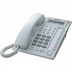 Panasonic KX-AT7730RU PP белый Системный телефон с дисплеем и спикерфоном 12 кнопок