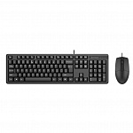 Клавиатура + мышь A4Tech KK-3330S клав:черный мышь:черный USB 1530250
