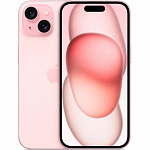 Apple iPhone 15 A3090 256Gb pink 3G 4G 1Sim 6.1" iOS 17 802.11 a/b/g/n/ac/ax NFC GPS MTP73HN/A ИНДИЯ
