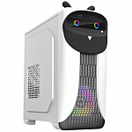 GameMax Корпус Cute OWL W-B без БП Midi Tower, ATX, Черно-белый., 1*USB3.0 + 2*USB2.0, 2*120мм