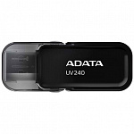 A-DATA Flash Drive 64Gb UV240, USB 2.0, Черный AUV240-64G-RBK