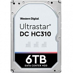 6Tb WD Ultrastar DC HC310 SATA 6Gb/s, 7200 rpm, 256mb buffer, 3.5" 0B36039/HUS726T6TALE6L4