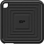 Накопитель SSD Silicon Power USB-C 960Gb SP960GBPSDPC60CK PC60 1.8" черный
