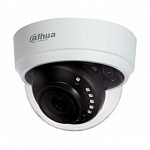 DAHUA DH-HAC-D1A21P-0360B Купольная HDCVI-видеокамера 2Мп, 1/2.7” CMOS, объектив 3.6мм, ИК-подсветка до 20м, корпус: пластик