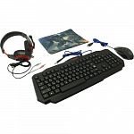 Defender Игровой набор Target MKP-350 52350 мышь+клавиатура+гарнитура+ков.