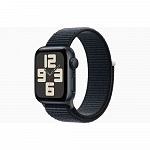 Apple Watch SE GPS 40mm Midnight Aluminium Case with Midnight Sport Loop MRE03ZP/A