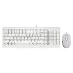 Клавиатура + мышь A4Tech Fstyler F1512 клав:белый мышь:белый USB F1512 WHITE