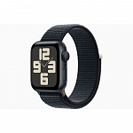 Apple Watch SE GPS 44mm Midnight Aluminium Case with Midnight Sport Loop MREA3ZP/A