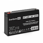 Exegate EX294051RUS Аккумуляторная батарея ExeGate DT 609 6V 9Ah, клеммы F1