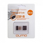 USB 2.0 QUMO 16GB NANO QM16GUD-NANO-B Black