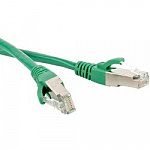 Hyperline PC-LPM-STP-RJ45-RJ45-C6-0.5M-LSZH-GN Патч-корд F/UTP, экранированный, Cat.6, LSZH, 0.5 м, зеленый