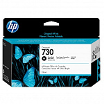 HP P2V67A Картридж HP 730 черный фото HP DesignJet T1700, 130 мл
