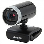 Web-камера A4Tech PK-910H черный, 2Mpix, 1920x1080, USB2.0, с микрофоном 695255