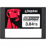 Твердотельный накопитель/ Kingston SSD DC600M, 3840GB, 2.5" 7mm, SATA3, 3D TLC, R/W 560/530MB/s, IOPs 94 000/59 000, TBW 7008, DWPD 1 5 лет