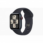 Apple Watch SE GPS + Cellular 44mm Midnight Aluminium Case with Midnight Sport Band - S/M MRH63ZA/A