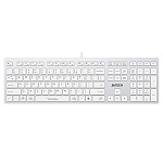 Клавиатура A4Tech Fstyler FX50 белый USB slim Multimedia FX50 WHITE