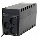 ИБП Powercom RAPTOR RPT-600A EURO черный Line-Interactive, 600VA / 360W, Tower, Schuko