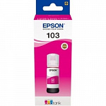 EPSON C13T00S34A Контейнер 103 с пурпурными чернилами для L1110/L3100/3101/3110/3150/3151, 65 мл.cons ink