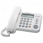 Panasonic KX-TS2358RUW белый АОН,Caller ID,ЖКД,блокировка набора,выключение микрофона,кнопка "пауза"